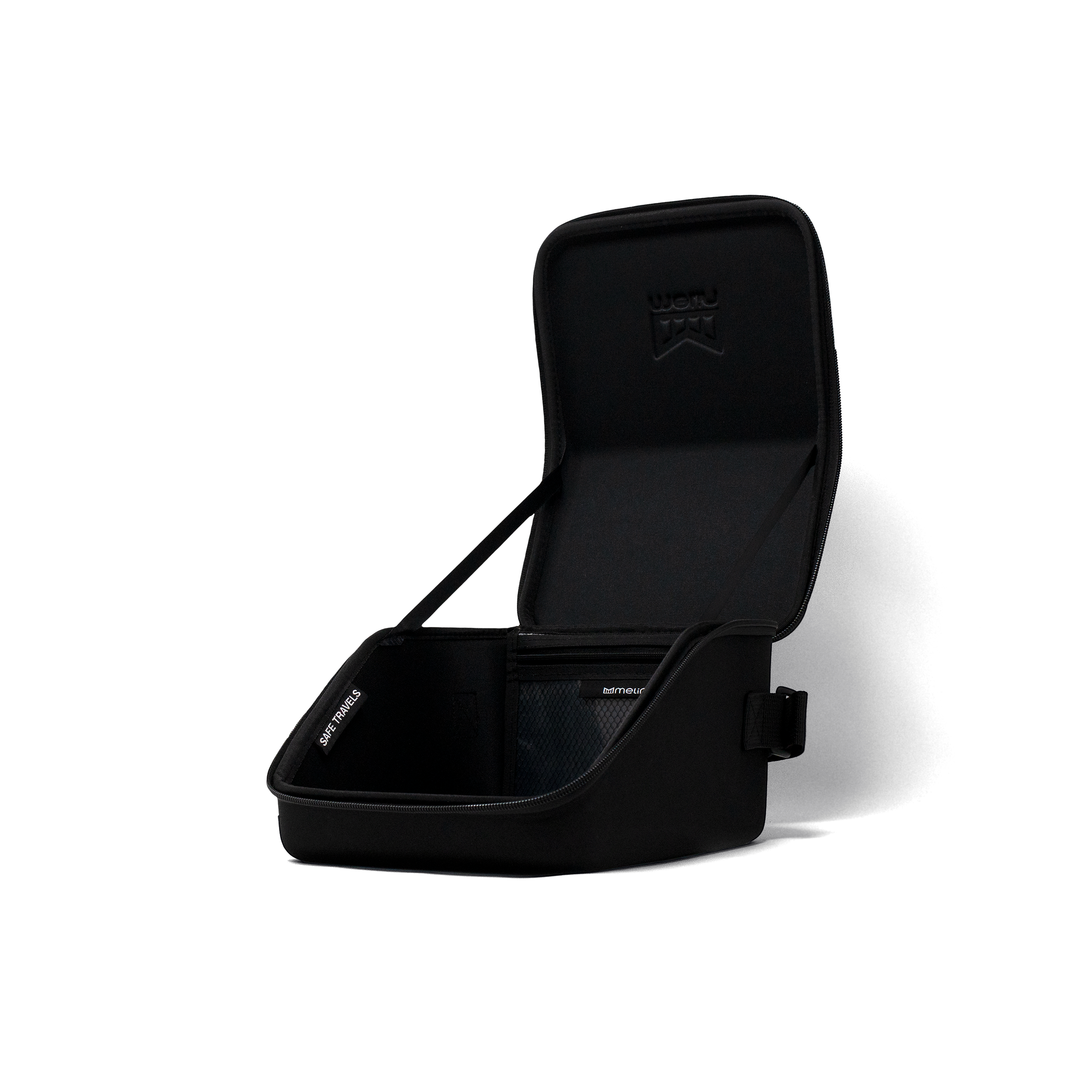 3 Hat Travel Case - Black #1682V