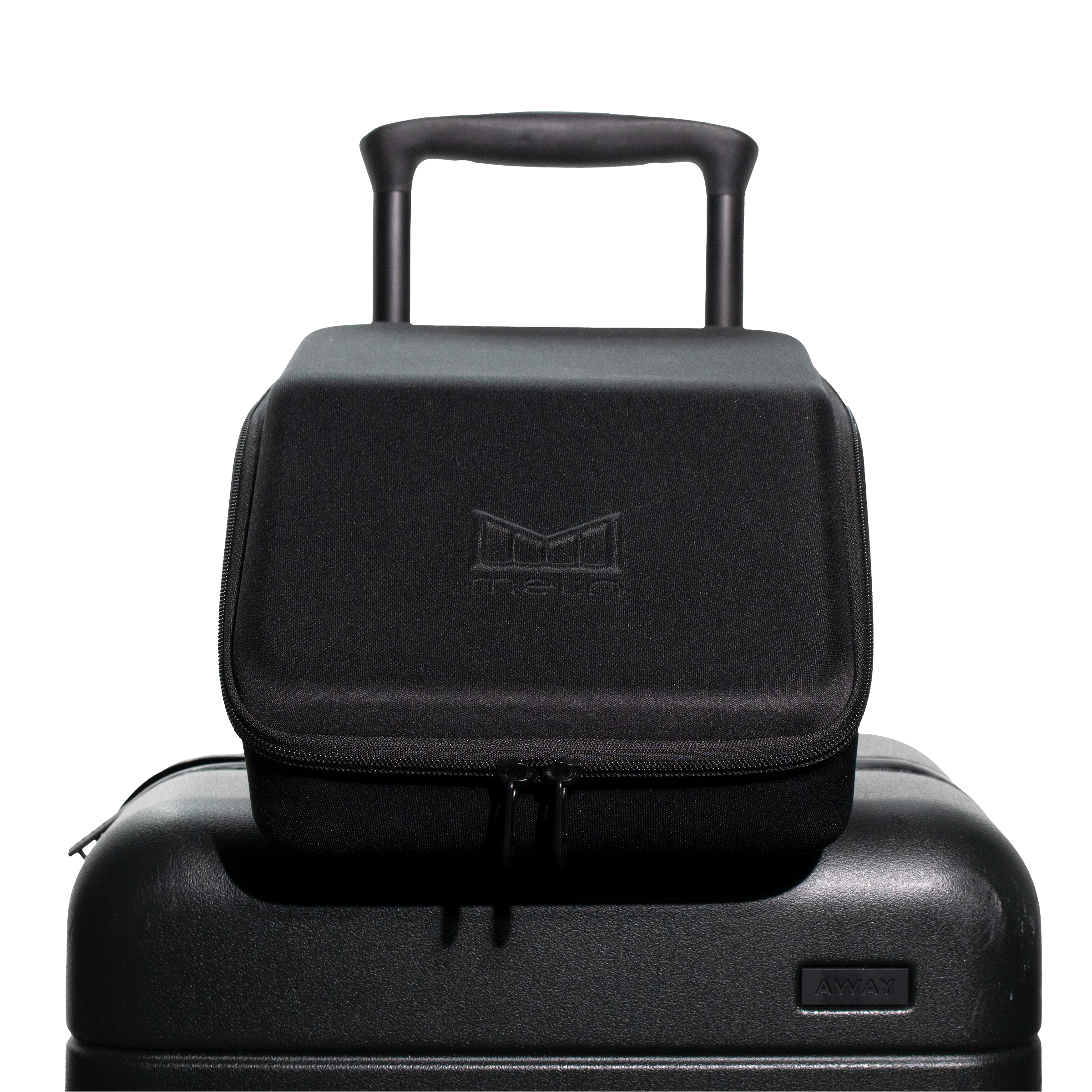 3 Hat Travel Case - Black #1682V