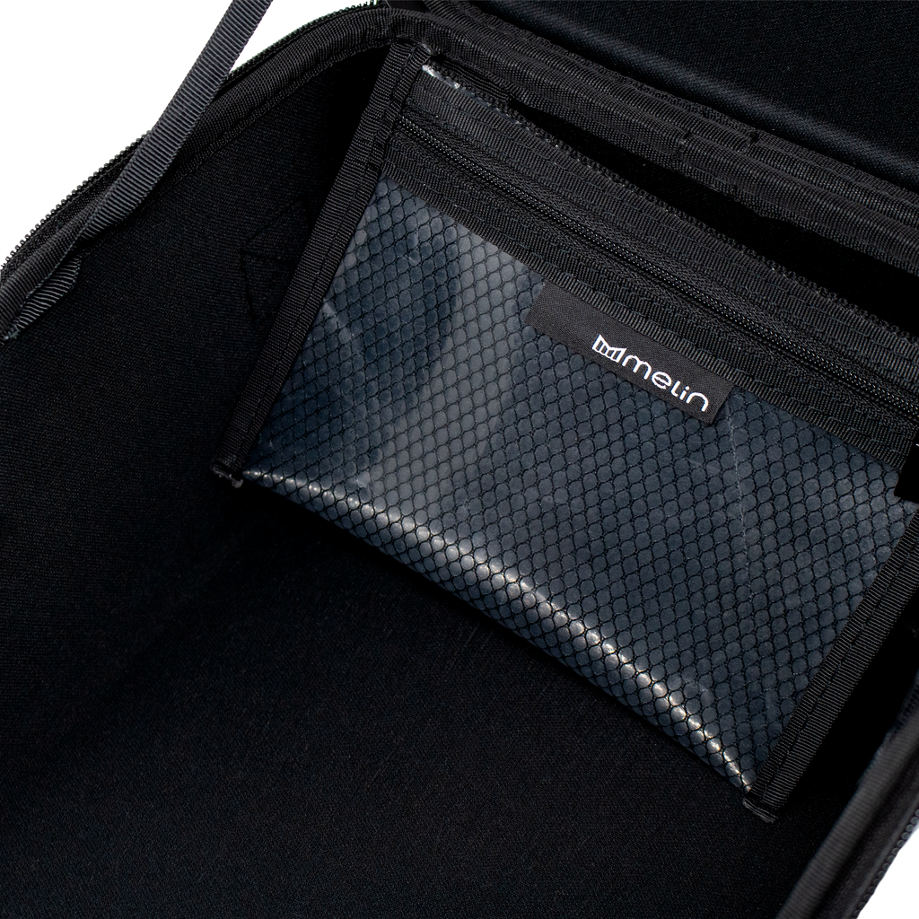 3 Hat Travel Case - Black #1682V