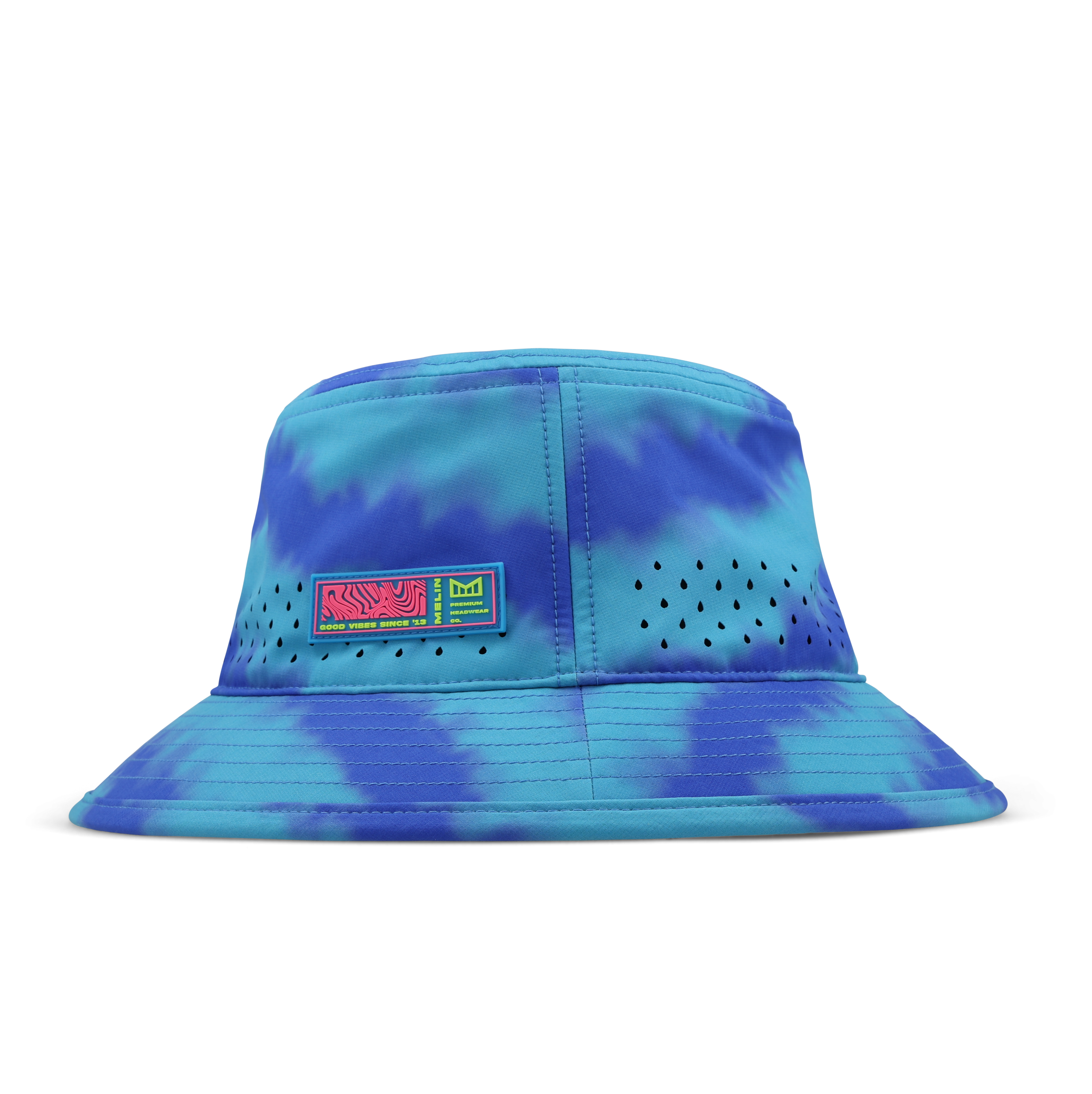 Caddy Neon Tie Dye Hydro - Electric Blue #093WN